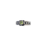 Art Deco Sterling Silver And Peridot Spinner Ring from Cynthia Gale New York