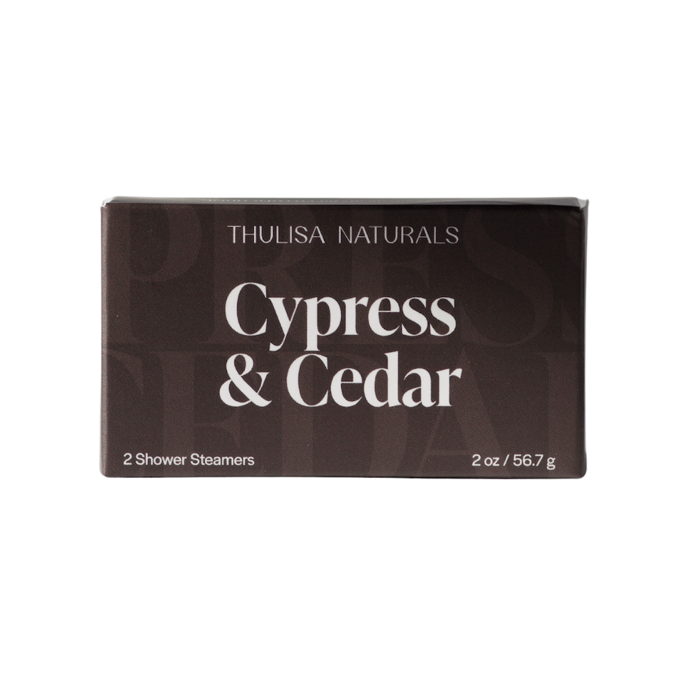Made for Men Cypress Cedar Shower Steamer Duo from Thulisa Naturals