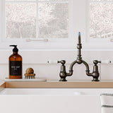 Amber 16oz Glass Dish Soap Dispenser - Black Label From Sweet Water Decor
