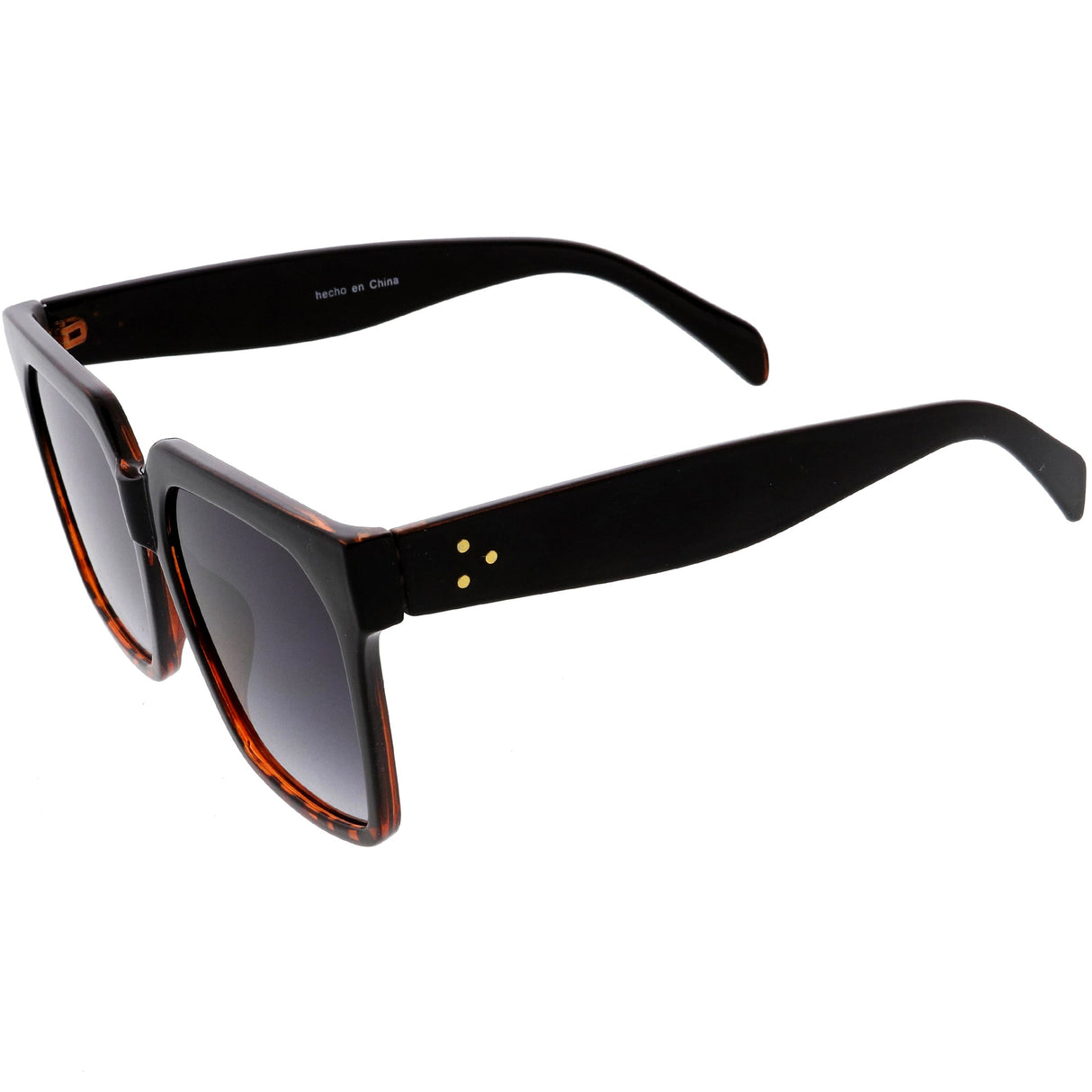 Bold Euro Designer Inspired Fashion Oversize Square Sunglasses D009 from zeroUV