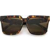 Bold Euro Designer Inspired Fashion Oversize Square Sunglasses D009 from zeroUV