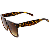 Bold Euro Designer Inspired Fashion Oversize Square Sunglasses D009 from zeroUV