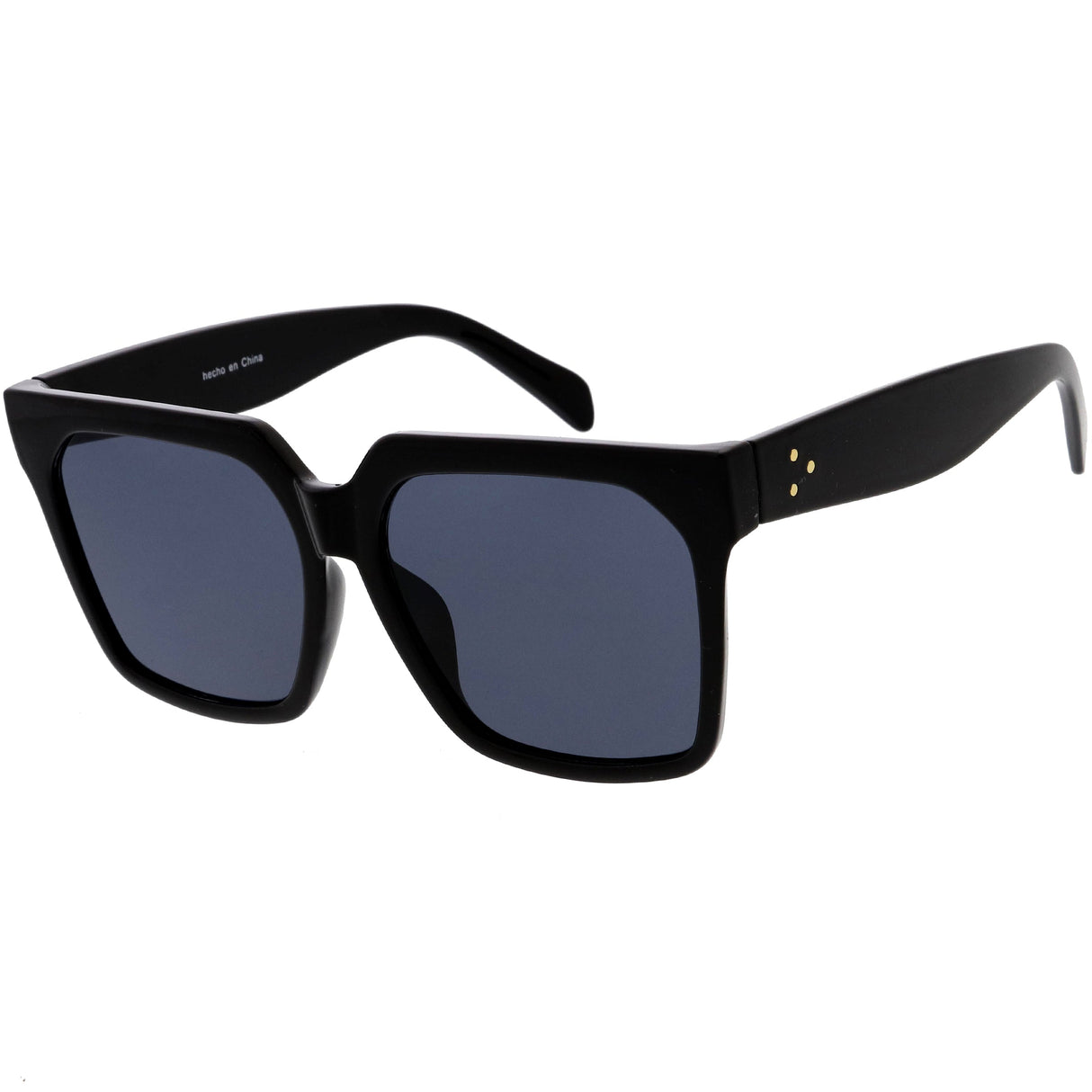 Bold Euro Designer Inspired Fashion Oversize Square Sunglasses D009 from zeroUV