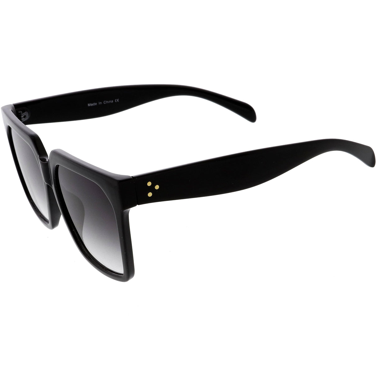 Bold Euro Designer Inspired Fashion Oversize Square Sunglasses D009 from zeroUV