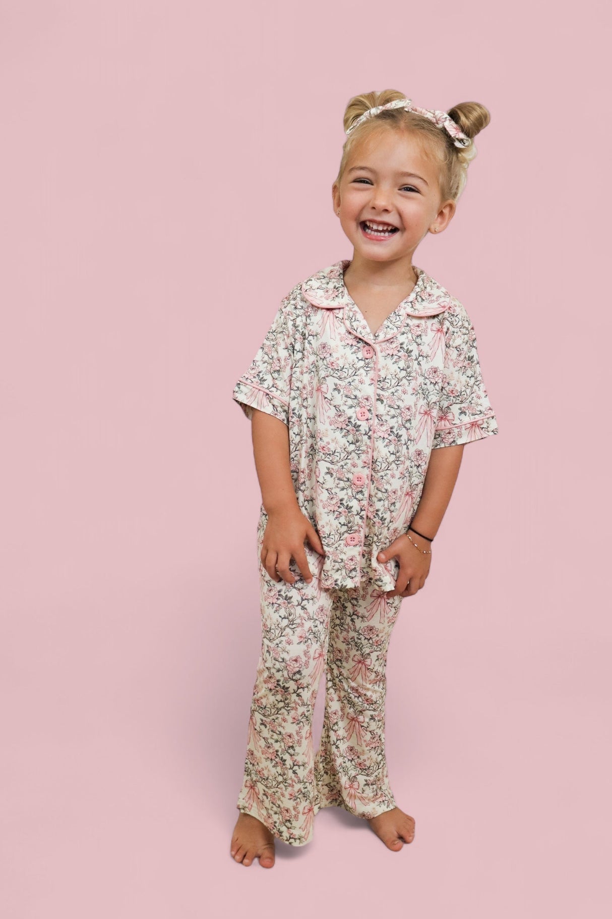 VICTORIAN BLOOM DREAM GIRL'S FLARE SET from DREAM BIG LITTLE CO
