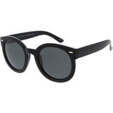 Womens Designer Round Oversize Retro Fashion Sunglasses 8623 from zeroUV