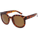 Womens Designer Round Oversize Retro Fashion Sunglasses 8623 from zeroUV