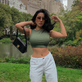 Luxe 90s Inspired Full Rimless Metal Accent Medium Square Sunglasses D108 from zeroUV