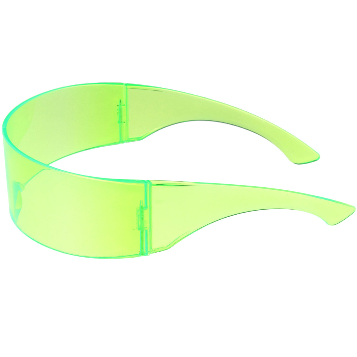 Futuristic Retro Color Tinted Wrap Around Shield Sunglasses D175 from zeroUV