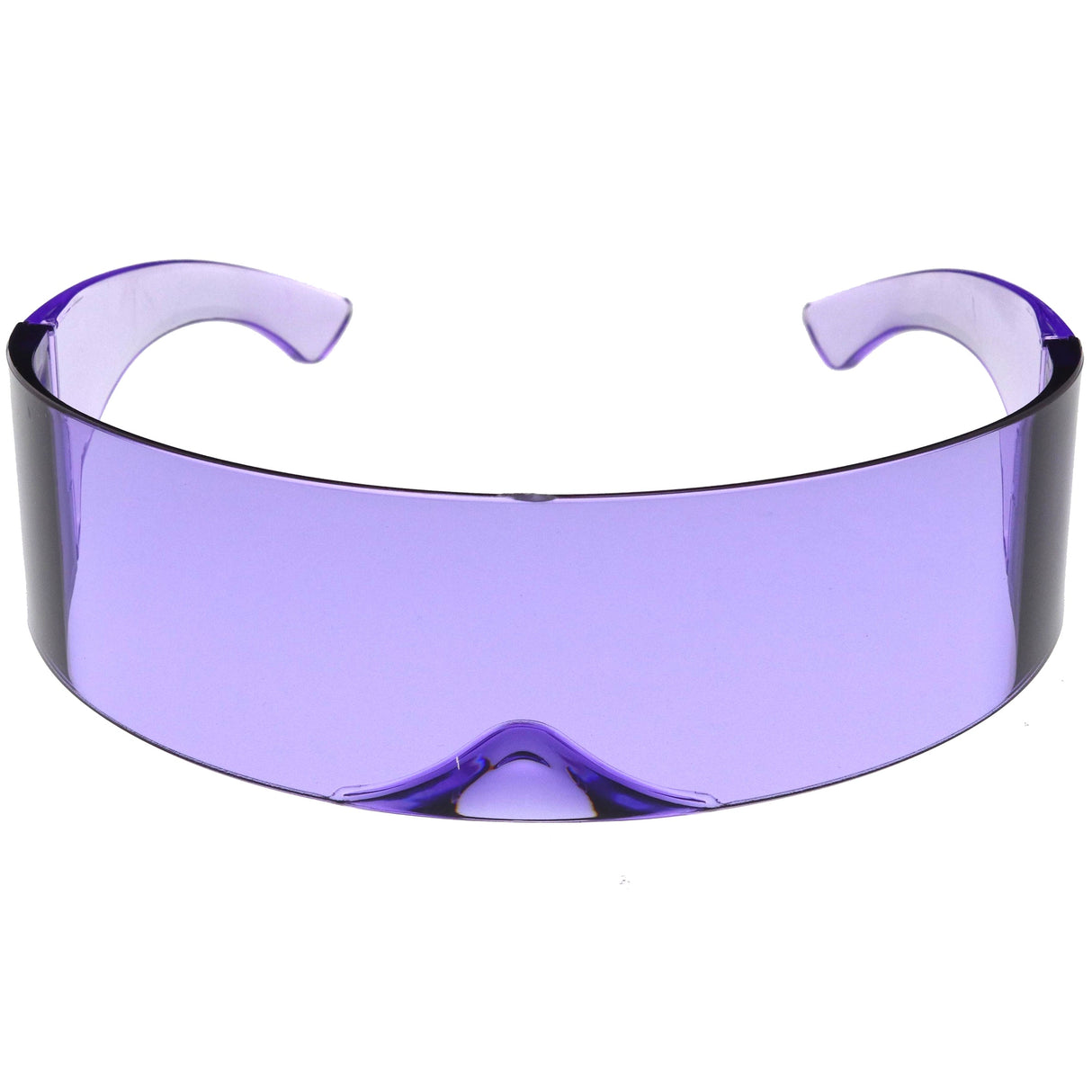 Futuristic Retro Color Tinted Wrap Around Shield Sunglasses D175 from zeroUV