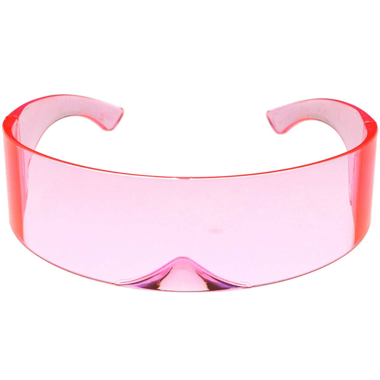 Futuristic Retro Color Tinted Wrap Around Shield Sunglasses D175 from zeroUV