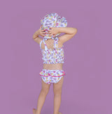SWEET SUMMER DREAM SMOCKED TANKINI TWO PIECE SWIM SUIT from DREAM BIG LITTLE CO