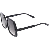 Glam Retro Fabulous Fashion Oversized Square Sunglasses D205 from zeroUV