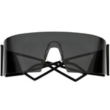 Retro 80s Wrap Around One Piece Futuristic Sunglasses D305 from zeroUV