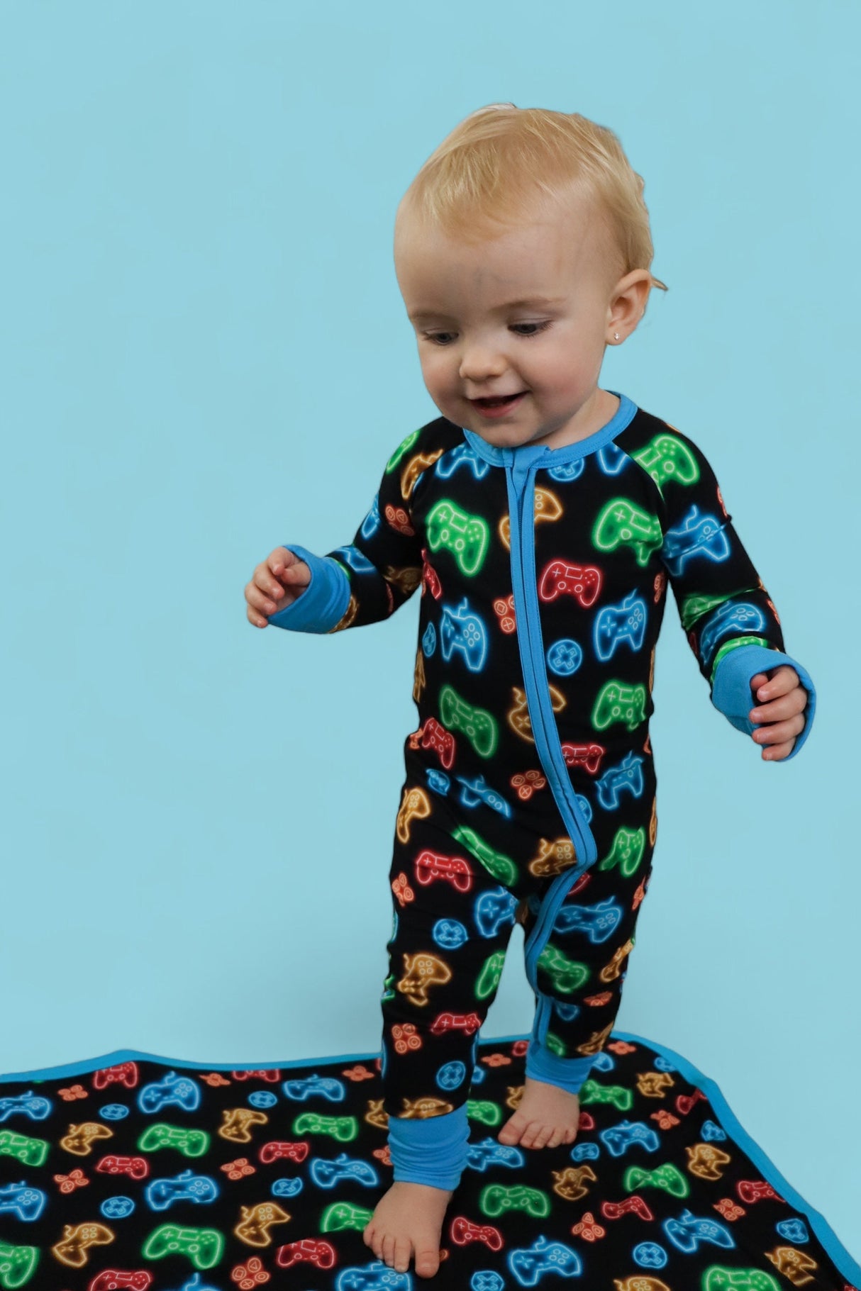 GAMER GLOW DREAM ROMPER from DREAM BIG LITTLE CO