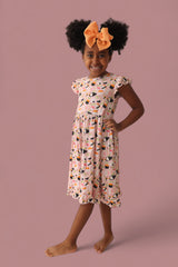 SWEET PEA SUSHI DREAM RUFFLE DRESS from DREAM BIG LITTLE CO