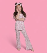 ROSEWOOD TOILE DREAM GIRL'S FLARE SET from DREAM BIG LITTLE CO