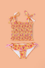 SHELLO SUMMER DREAM SMOCKED TANKINI TWO PIECE SWIM SUIT from DREAM BIG LITTLE CO