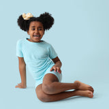 CAPRI BLUE RIB DREAM SHORT SET from DREAM BIG LITTLE CO