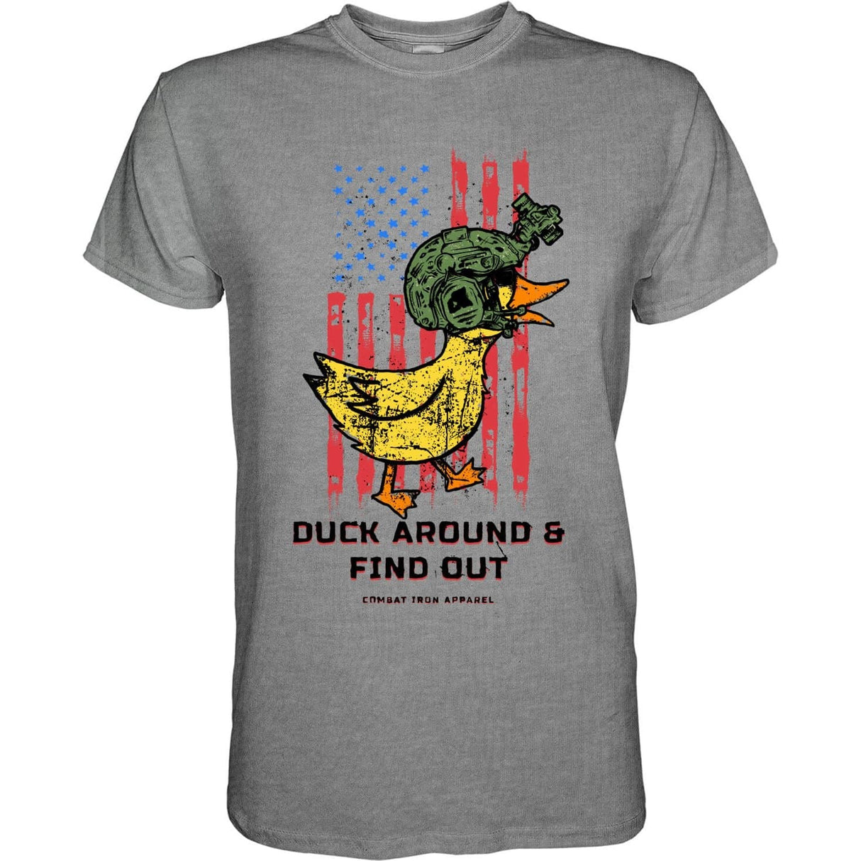 Duck Around and Find Out Men's T-Shirt From Combat Iron Apparel