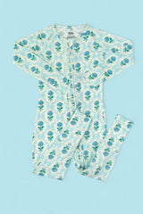 BLUE RIBBON BLOOMS DREAM RUFFLE ROMPER from DREAM BIG LITTLE CO