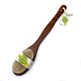 Bath Body Brush With Long Bamboo Handle from Pursonic