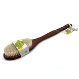 Bath Body Brush With Long Bamboo Handle from Pursonic