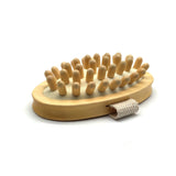Rubber Massager with Lotus Wooden Handle from Pursonic