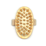 Rubber Massager with Lotus Wooden Handle from Pursonic