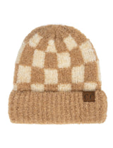 CC Beanie Oh so Soft Check Boucle Skully Hats