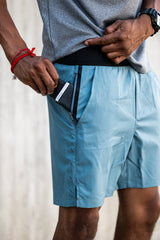 Impact Active Shorts (Slate Blue) from DadBod Apparel
