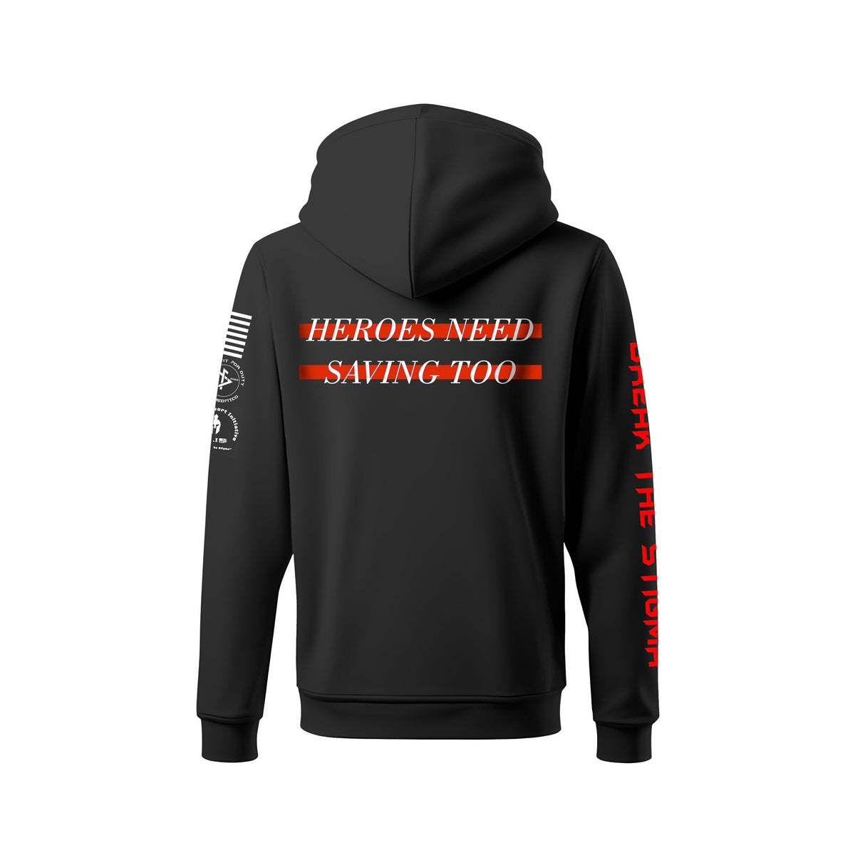 Stigma Breaking Hoodie- Red Line from DeemedFit