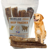 Beef Trachea Dog Treats - 12 Inch, 4 Pack from Dog Chits Pet Products