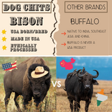 Bison Lung Fillet Treats for Dogs - 10 oz from Dog Chits Pet Products