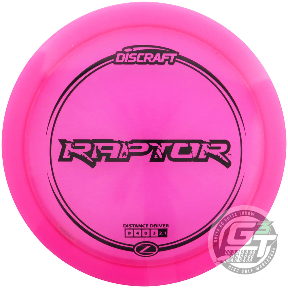 Discraft Elite Z Raptor Distance Driver Golf Disc from Gotta Go Gotta Throw