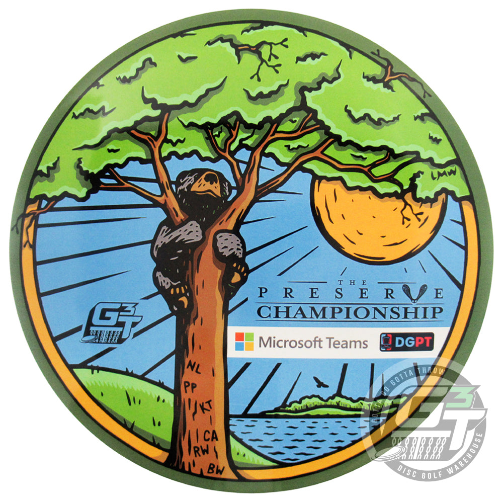 Discraft Limited Edition 2024 Preserve Championship SuperColor ESP Buzzz Midrange Golf Disc from Gotta Go Gotta Throw