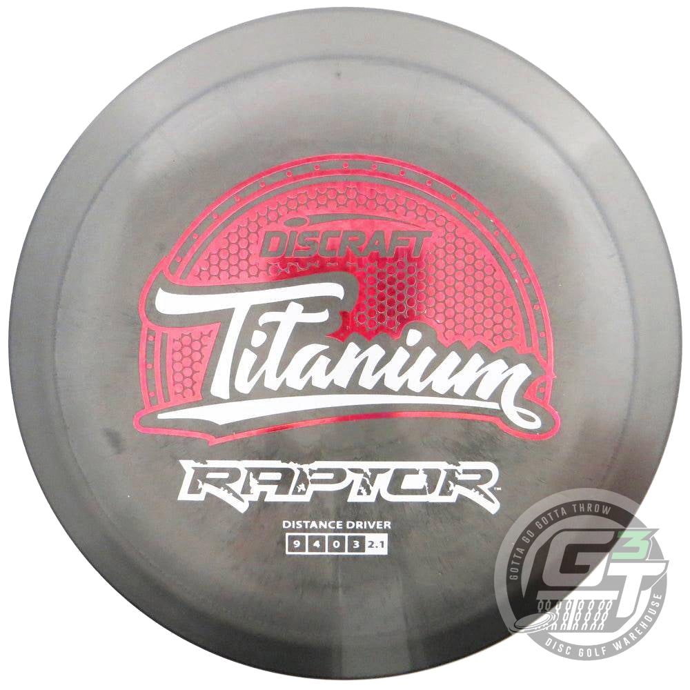 Discraft Titanium Raptor [Discontinued Stamp] Distance Driver Golf Disc from Gotta Go Gotta Throw