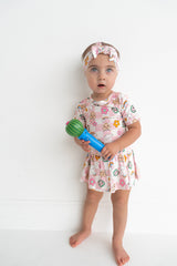 Dream Big Little Co x CoComelon JJ RAINBOW CHECKERS DREAM BOW from DREAM BIG LITTLE CO