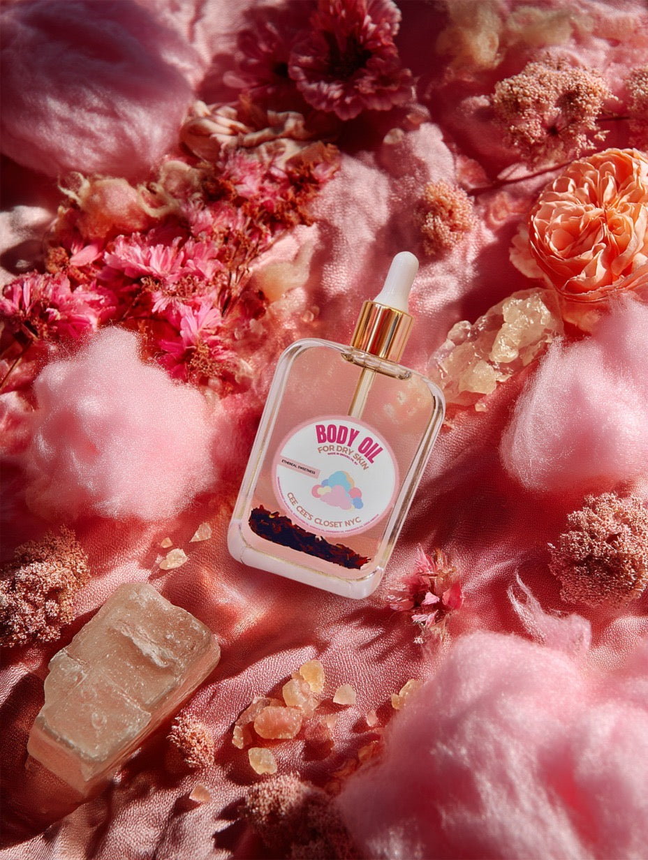 Ethereal Sweetness Scented Dry Body Oil from Cee Cee's Closet NYC