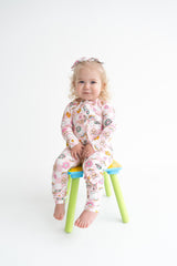 Dream Big Little Co x CoComelon JJ RAINBOW CHECKERS DREAM ROMPER from DREAM BIG LITTLE CO
