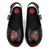 Chocolaticas® Death Cherry Women's Sandal from Hot Chocolate Design
