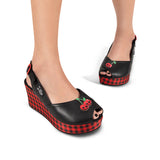 Chocolaticas® Death Cherry Women's Sandal from Hot Chocolate Design