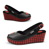 Chocolaticas® Death Cherry Women's Sandal from Hot Chocolate Design