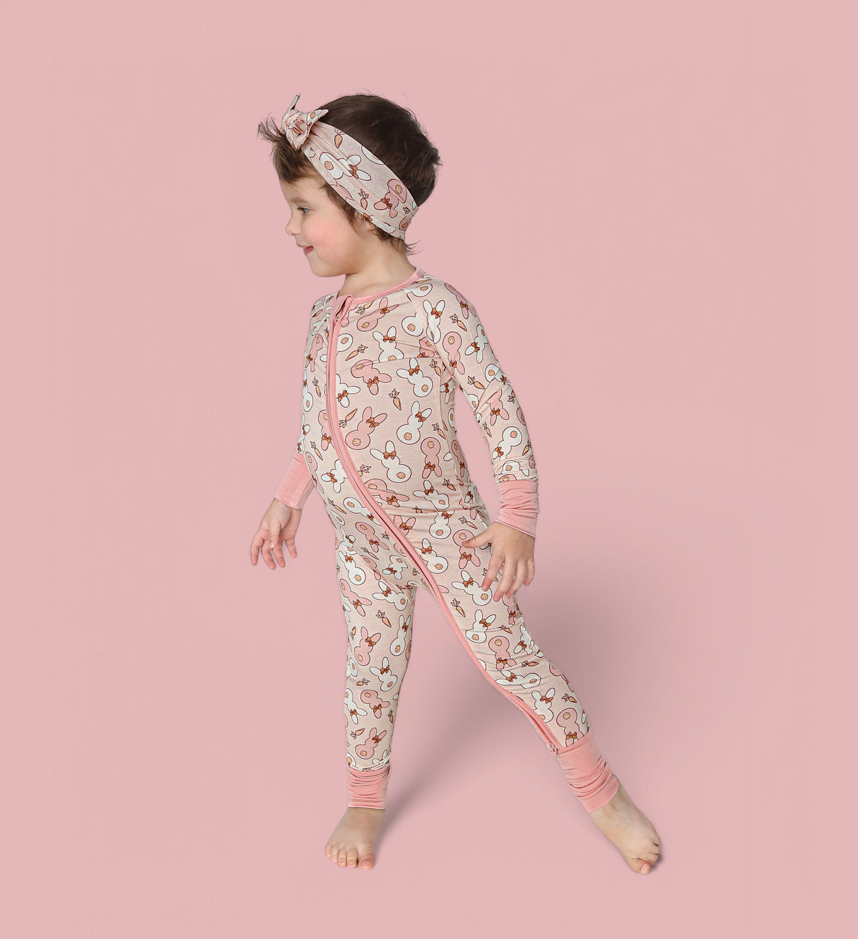 BUNNIES AND BOWS DREAM ROMPER from DREAM BIG LITTLE CO