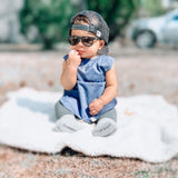 Solid Navy Minimalist Bapron from BapronBaby