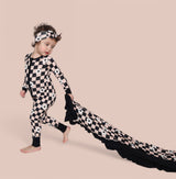 RETRO DAISY CHECKS DREAM ROMPER from DREAM BIG LITTLE CO