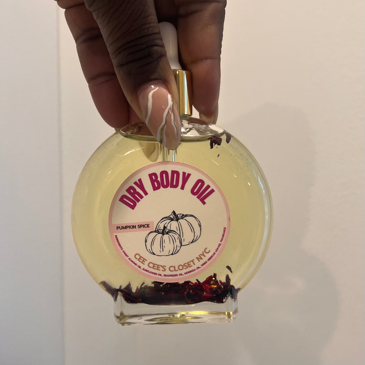 Scented Dry Body Oil from Cee Cee's Closet NYC