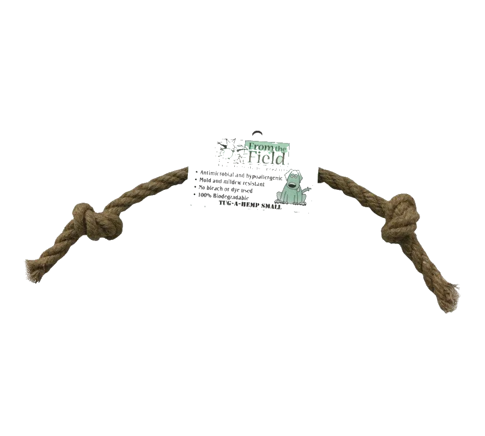 NATURAL HEMP DOG TUG-TOY from ReNewedPet