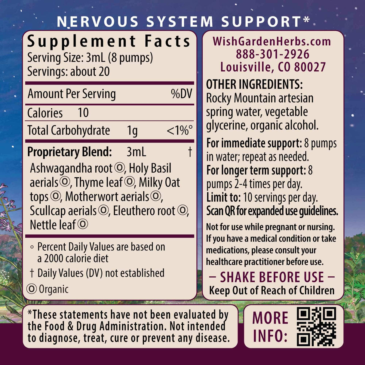 Deep Stress Daily Calm From WishGarden Herbs