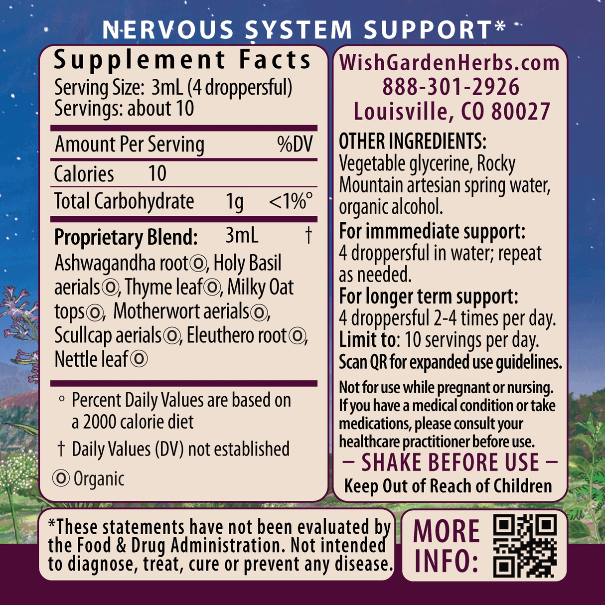 Deep Stress Daily Calm From WishGarden Herbs
